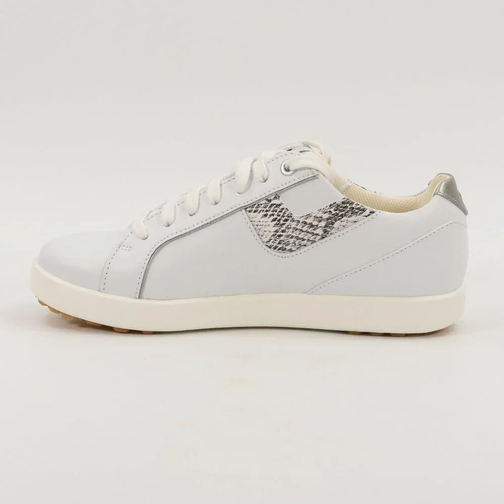 FootJoy Women's FJ Links White / Snake Golf Cleats 98185 Multi Size